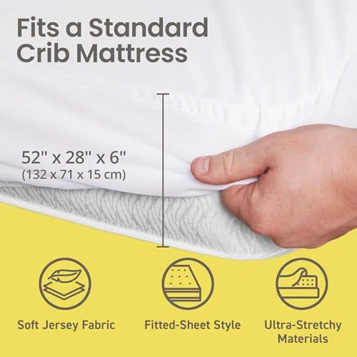 Crib Mattress Protector, Style SR-FVDTD